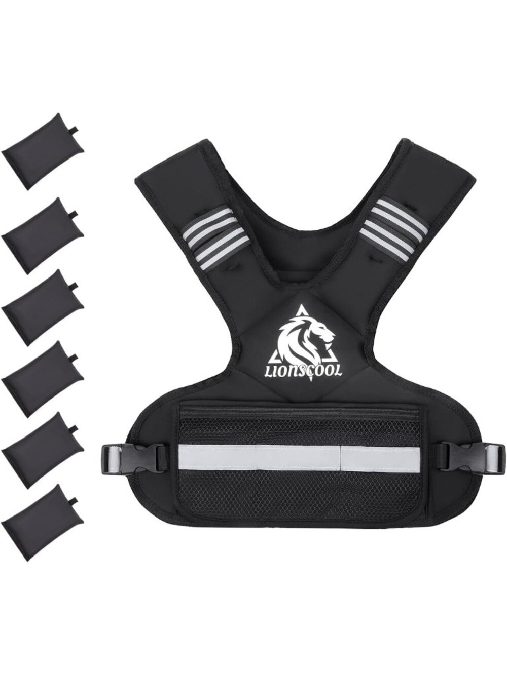 Adjustable Weighted Vest for Men & Women - Fitness Training, Workout Gear